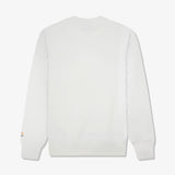 Lifestyle Jacquard Twill Pride Crew - White
