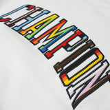 Lifestyle Jacquard Twill Pride Crew - White