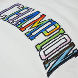 Lifestyle Jacquard Twill Pride Crew - White