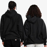 Reverse Weave Small C Hoodie - Black
