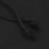 Reverse Weave Small C Hoodie - Black