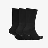 Jumpman Everyday Max Crew Socks (3 Pairs) - Black