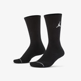 Jumpman Everyday Max Crew Socks (3 Pairs) - Black