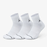 Jumpman Everyday Ankle Socks (3 Pairs) - White