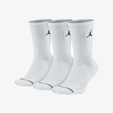 Jumpman Everyday Max Crew Socks (3 Pairs) - White