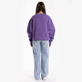Los Angeles Lakers Hoop Crew Sweatshirt - Faded Purple