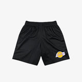 Los Angeles Lakers Mesh Court Shorts - Black