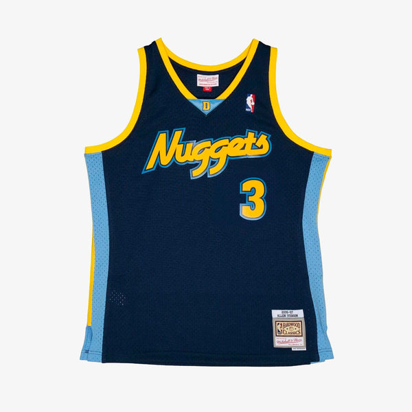 Allen Iverson Denver Nuggets 06 07 HWC Swingman Jersey Navy