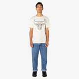 Chicago Bulls Tonal Bleached Logo Tee - Unbleached