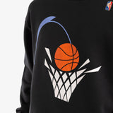 Cleveland Cavaliers Jersey Wordmark Crew Sweatshirt - Black