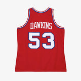Darryl Dawkins Philadelphia 76ers 79-80 HWC Swingman Jersey - Red