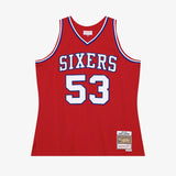 Darryl Dawkins Philadelphia 76ers 79-80 HWC Swingman Jersey - Red