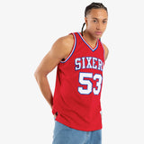 Darryl Dawkins Philadelphia 76ers 79-80 HWC Swingman Jersey - Red