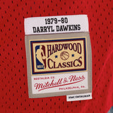 Darryl Dawkins Philadelphia 76ers 79-80 HWC Swingman Jersey - Red