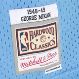 George Mikan Minneapolis Lakers 48-49 HWC Swingman Jersey - Blue