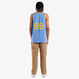 George Mikan Minneapolis Lakers 48-49 HWC Swingman Jersey - Blue