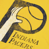 Indiana Pacers Vintage HWC Big Logo Colour Tee - Faded Yellow