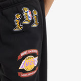 Los Angeles Lakers 3 In A Row Vintage Sweatpants - Faded Black