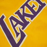 Los Angeles Lakers Jersey Wordmark Crew Sweatshirt - Yellow