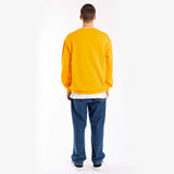 Los Angeles Lakers Jersey Wordmark Crew Sweatshirt - Yellow