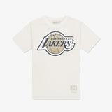 Los Angeles Lakers Tonal Logo Tee - Unbleached