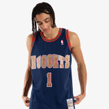 Mahmoud Abdul-Rauf Denver Nuggets 94-95 HWC Swingman Jersey - Navy