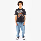 Miami Heat Flames Tee - Faded Black