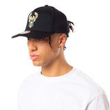 Milwaukee Bucks Colour Team Logo Classic Redline Snapback
