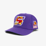 Phoenix Suns Initial Classic Redline Snapback - Purple