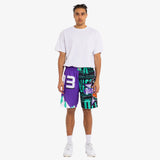 Utah 1993 All Star Jumbotron 3.0 Mesh Shorts - Purple