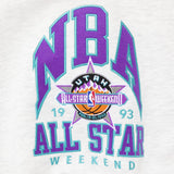 Utah 1993 NBA All Star Weekend Crew Sweatshirt - White Marle