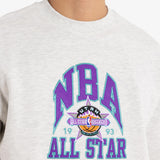 Utah 1993 NBA All Star Weekend Crew Sweatshirt - White Marle