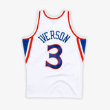 Allen Iverson Philadelphia 76ers 96-97 HWC Swingman Jersey - White