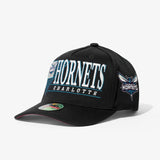 Charlotte Hornets Horizon Classic Redline Snapback - Black