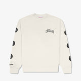 Chicago Bulls 6 Time Champion Bulls Crew Sweatshirt - Unbleached