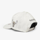 Chicago Bulls Team Wordmark Classic Redline Snapback - Unbleached