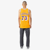 Dennis Rodman Los Angeles Lakers 98-99 HWC Swingman Jersey - Yellow