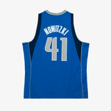 Dirk Nowitzki Dallas Mavericks 10-11 HWC Swingman Jersey - Blue