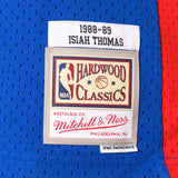 Isiah Thomas Detroit Pistons 88-89 HWC Swingman Jersey - Royal Blue