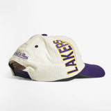 Los Angeles Lakers Side Sweep Deadstock Snapback - Off White