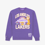 Los Angeles Lakers Team History Crew Sweatshirt - Faded Purple