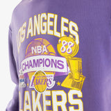 Los Angeles Lakers Team History Crew Sweatshirt - Faded Purple