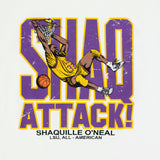 Louisiana State University Shaq Attack Tee - Vintage White