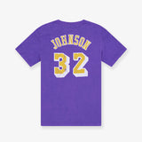 Magic Johnson Los Angeles Lakers Sports Illustrated Tee - Faded Purple
