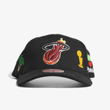 Miami Heat One Love Pro Crown Snapback - Black