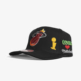Miami Heat One Love Pro Crown Snapback - Black