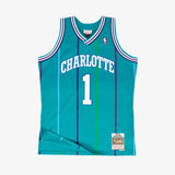 Muggsy Bogues Charlotte Hornets 92-93 HWC Swingman Jersey - Teal