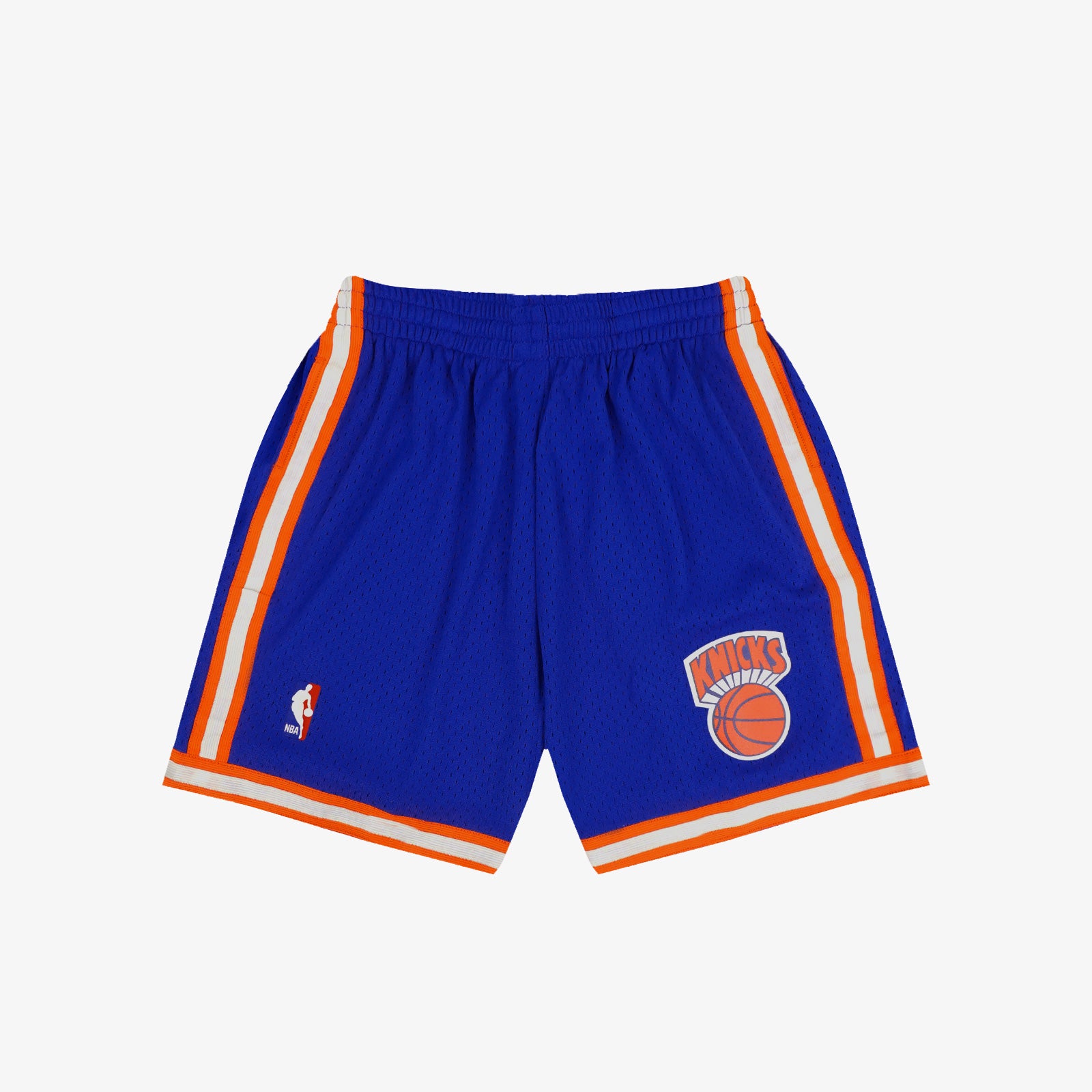 New York Knicks 91 92 HWC Swingman Shorts Blue Throwback