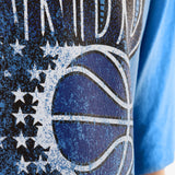 Orlando Magic Incline Stack Vintage Tee - Faded Royal Blue