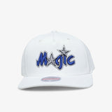 Orlando Magic Script Vintage White Classic Redline Snapback